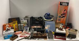 Huge lot of garage items, tools and more.