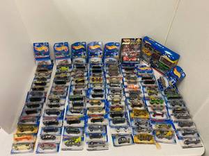 Large group of hotwheel cars