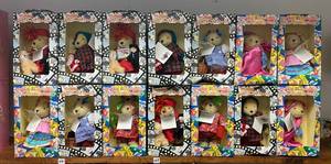 14 Muffy VanderBear Couture collectible bears in boxes