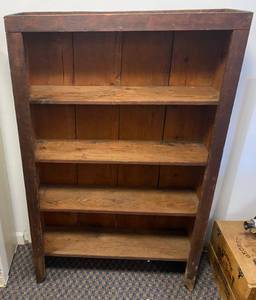 Primitive handmade wooden shelf