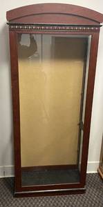 Glass lighted curio