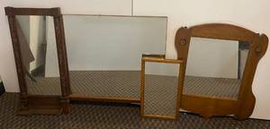 4 Vintage mirrors