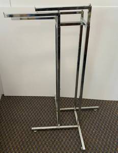 Tall Chrome retail clothing rack