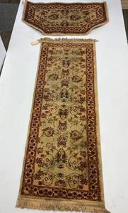 2 machine made rugs