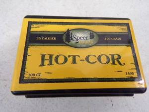 lot 22 image: 100   -  25Cal  100 GG HCSP Bullets
