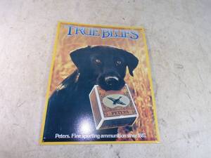 lot 5 image: Vintage Peters Ammo Sign