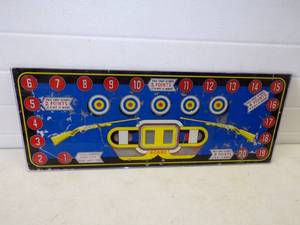 lot 51 image: Glass Pinball Machine Front