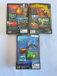 Lot of 3 World of Warcraft PC Games