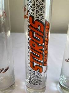 3 Sturgis Motorcycle Rally 60th Annual Collector Shooter Glasses