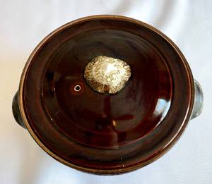Handmade Stoneware Pottery with Lid