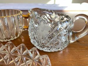 Lot of Clear Glassware and Serving Dishes