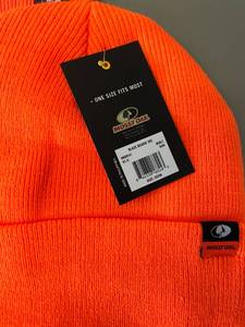 Lot of 3 Moss Orange Hunting Winter Hats