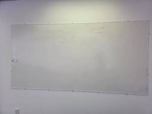 6x4 Nonmagnetic Melamine Dry-Erase Board