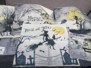 lot 19 image: 2- 4pks Pillow Covers 18x18 inches...