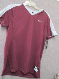 lot 73 image: 12 Girls XL Nike Dri-Fit Maroon wit...