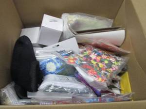 lot 82 image: Box of Assorted New Small Overstock...