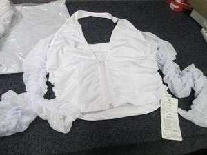 lot 98 image: 3- White Halter Shirts...