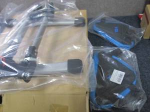 lot 110 image: Single Bike Rack, 2 Bike Bags...
