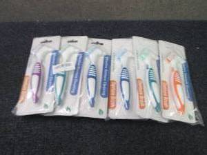lot 145 image: 2- 6pks Denture Brushes...