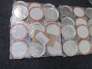 lot 179 image: 6- 48 pks Regular Canning Lids...