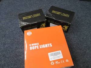 lot 207 image: 2 pks Fairy Lights, Rope Lights...