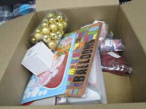 lot 224 image: Box of Assorted New Overstock Items...