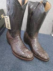 lot 233 image: Ferrini Caiman Body Round-Toe Boots...