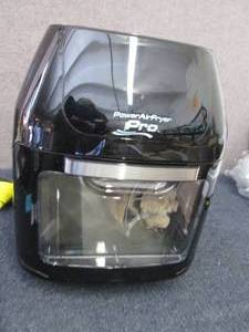 lot 287 image: Power AirFryer Pro 6-Qt. Oven - Bla...