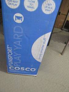 lot 288 image: Cosco Funsport Play Yard open box R...