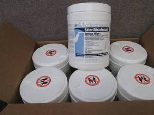 lot 328 image: Case of 6- 100 ct Canisters Skylar ...
