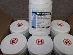 lot 330 image: Case of 6- 100 ct Canisters Skylar ...