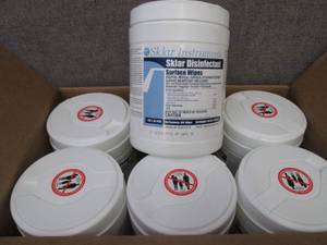 lot 334 image: Case of 6- 100 ct Canisters Skylar ...