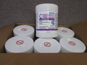 lot 369 image: Case of 12-220 ct Canisters Ecolab ...