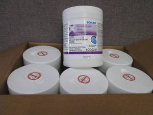 lot 371 image: Case of 12-220 ct Canisters Ecolab ...