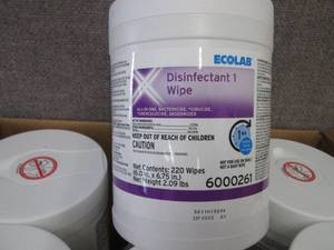 lot 376 image: Case of 12-220 ct Canisters Ecolab ...