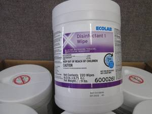 lot 377 image: Case of 12-220 ct Canisters Ecolab ...
