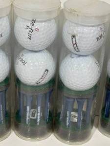 lot 33 image: New Logo Top Flite Balls and Tees