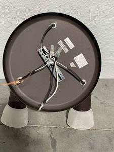 lot 75 image: 3 Bulb Light Assembly