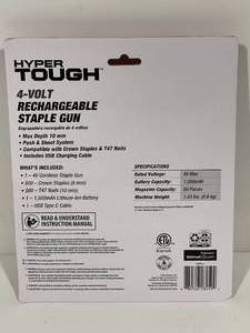 lot 70 image: Hyper Tough Rechargeable Staple Gun