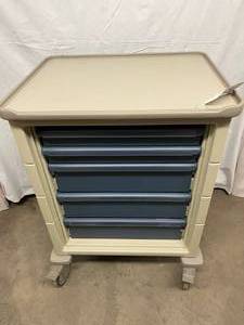 MSRP $1500 HIGH QUALITY HERMAN MILLER 5 DRAWER PROCEDURE SUPPLY CART - GREAT CONDITION