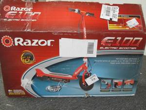 razor E100 electric scooter powers ...