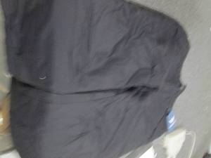 box of mens xl snowpants, golfing t...