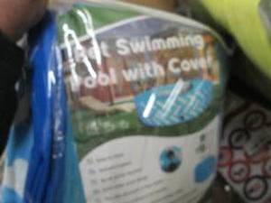 box of pet swimming pool with cover...
