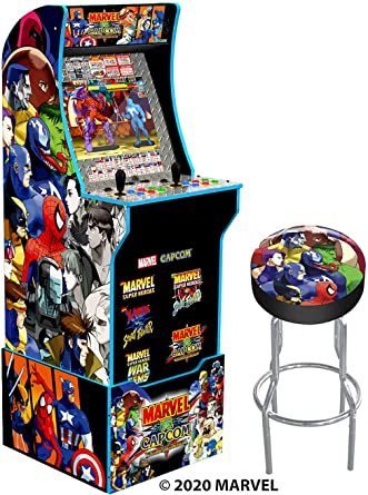 lot 701 image: Arcade1Up - Marvel vs Capcom Arcade - Multi Game with Riser and Stool