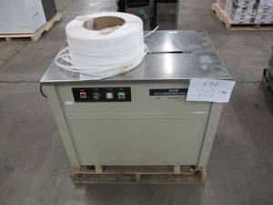 lot 702 image: U-lIne Poly Polypropylene Strapping Machine with Straps - Bad Heating Element - AS-IS