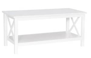 lot 715 image: Linon Home Decor - Dover Coffee Table in Linen