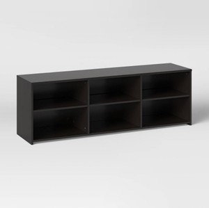 lot 720 image: Storage TV Stand for TVs up to 70 - Room Essentials - Black
