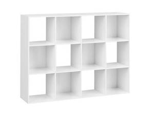 lot 721 image: 11 12 Cube Organizer Shelf - Room Essentials - White
