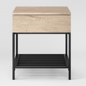 lot 725 image: Loring End Table - Project 62 - Vintage Oak