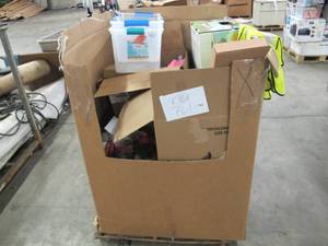 lot 761 image: Pallet of Mostly Plumbing Parts, Store Overstock, Returned Products